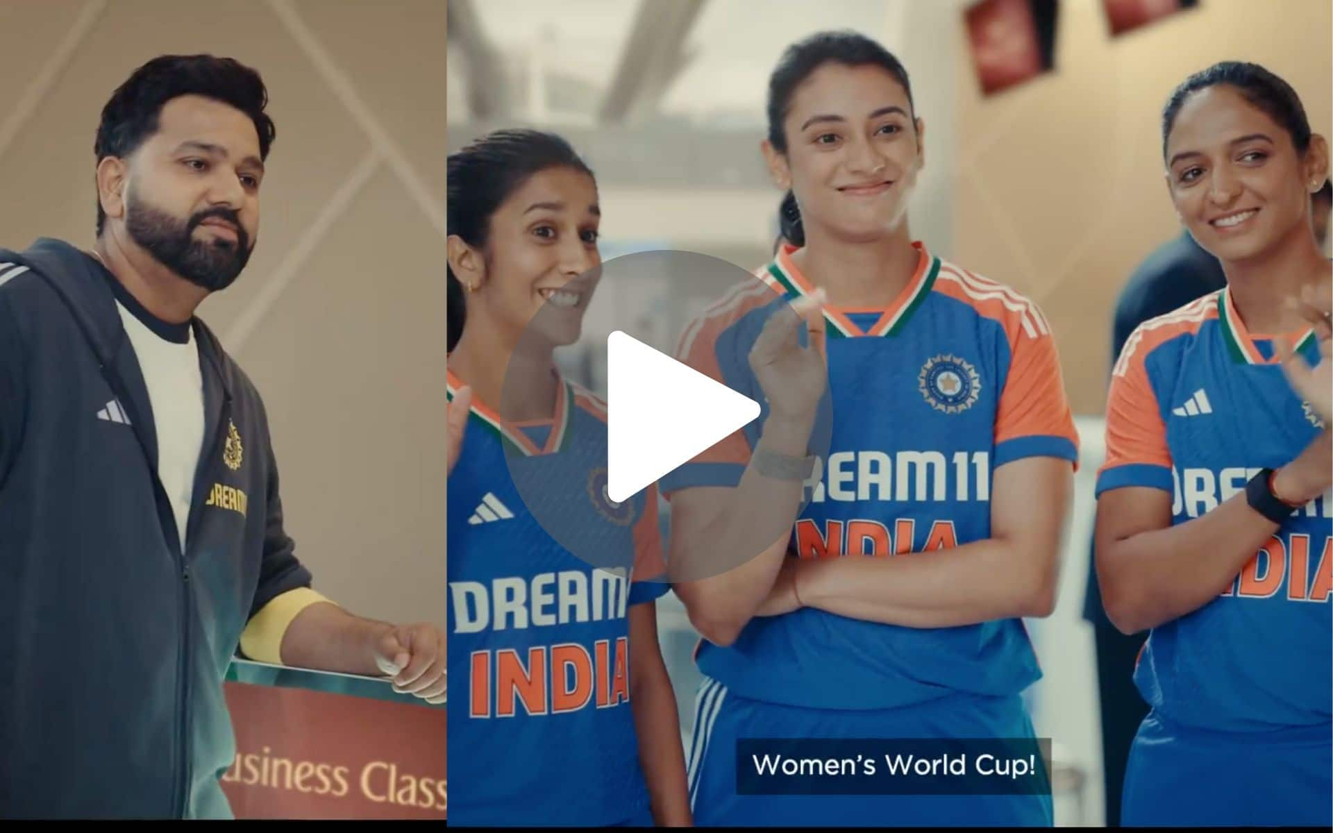 Rohit Sharma Joins Hand With Mandhana And Harmanpreet For A New Project - Watch